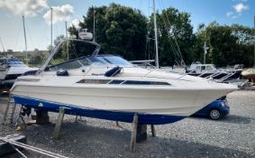 The M.V. Astrid; a Windy 9000 sports cruiser, Jan H Linge design, built in 1995;