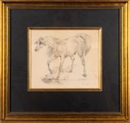 French School, 19th Century - Horse studies,