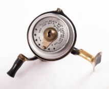 An Illingworth No3 casting reel, the spool stamped as per title, No. 3083
