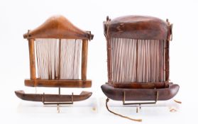 A Baule or Lobi People wooden loom beater, (Ivory Coast, Burkina Faso, or Ghana),