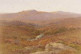 Charles Edward Brittan (British, 1870-1949) - The West Dart near Dartmeet,