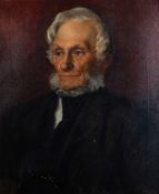 British School, 19th Century - Portrait of a bearded gentleman - Oil on canvas - 60 x 50cm, 71.