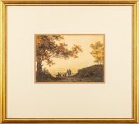 Attributed to Walter Langley (British 1852-1922) - The Millhouse - Watercolour - 11 x 16cm, 31.