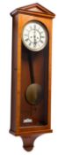 A Victorian and later Vienna-style wall regulator the eight-day duration,