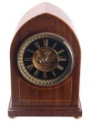 Samuel Marti, Paris a late-Victorian mahogany mantle clock