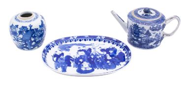 A mixed lot of Chinese blue and white porcelain,