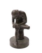 After the Antique, a small bronze figure 'II Spinario',