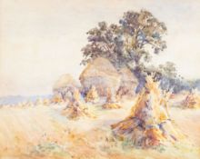 Edward Hamilton Chetwood-Aiken (British, b. 1867) - A coastal landscape - Watercolour - 24.5 x 34.