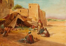 British School, 19th Century - 'Tonge Hall, Lancashire' - Watercolour - 29.5 x 39.