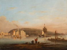 Nicholas Matthew Condy (British, 1818-1851) - The Royal William Victualling Office, Stonehouse,