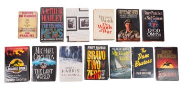 MODERN FIRST EDITIONS. A large collection of circa 190 modern first editions, some signed