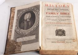 BIBLE, English. SMITH, S. The History of the Old and New Testament: or, a Family Bible..., [one vol.