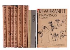 BENESCH, Otto. The Drawings of Rembrandt, 1st complete edition, 6 vols.