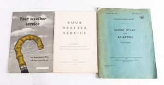 METEOROLOGICAL OFFICE. Cloud Atlas for Aviators, third edition, London: HMSO 1952, orig.