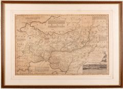 CARMARTHENSHIRE. KITCHEN, Thomas. An Accurate Map of Carmarthenshire Drawn from an Actual Survey...