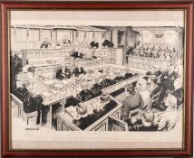 COURTROOM SKETCH. BRINDLEY.