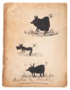 AUTOGRAPH ALBUM, 'PIGS', late C19th.