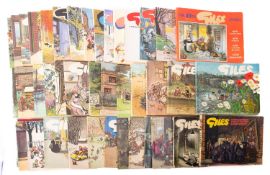 GILES [Ronald 'Carl']. Daily Express & Sunday Express Cartoons, a run, First to Sixtieth Series