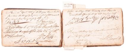 RECEIPT BOOK, C18th. Manuscript on paper, c.