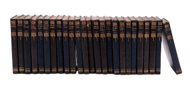 SCOTT, Walter. The Works, 25 vols., London: Thomas Nelson and Sons, 1901-5, contemp.