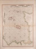 CHANNEL ISLANDS. A Chart of the Islands of Jersey and Guernsey.