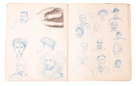 SKETCH BOOKS, C19th. CARBONELL, Maria Charlotte (dicta Eyre).