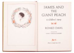 DAHL, Roald. James and the Giant Peach, 1st edition, New York: Alfred A.