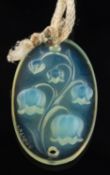 René Lalique, (1860-1945), Muguets pendant, of oval form, lily of the valley design,