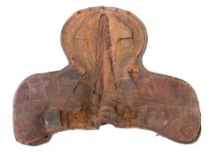 Three early 20th century brown leather s