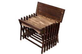 An early 20th century stained beech and