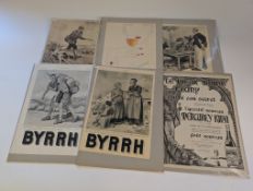 A group of four French 'Byrrh' advertisi