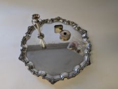 A mixed lot of silver & silver plate, to