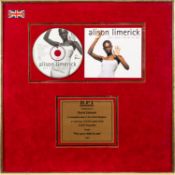 A Gold disc awarded to David Zafarani fo