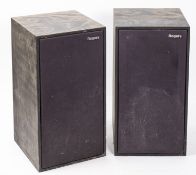 A pair of Rogers LS6 ebonised wooden spe