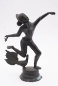 An Indian bronze dancing figure of Apsar