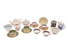 A mixed lot of English and Irish ceramic