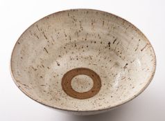 *Dame Lucie Rie DBE [1902-1995] a large stoneware altered bowl,