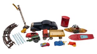 A collection of early 20th Century tin plate vehicles.