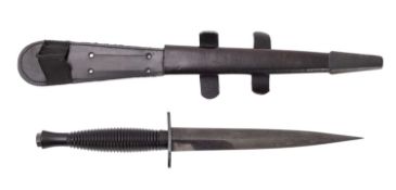 A Fairbairn Sykes Fighting knife, maker J .