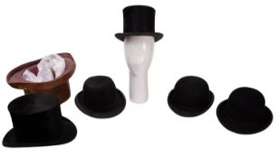 An early 20th Century Battersby & Co, London top hat.