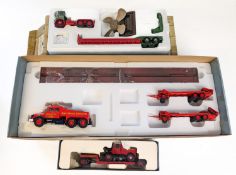Three Corgi Heavy Haulage vehicle sets.