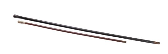 An early 20th Century Queens Westminster Volunteers officers swagger stick.