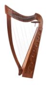 A Titan Celtic 22 string Harp.
