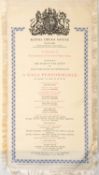 A Royal Opera House Centenary programme.