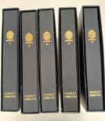 GB in five boxed Davo Hingeless albums volumes 1 to 5 with substantial collection of MNH