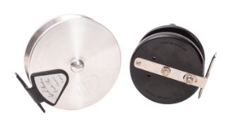 An Allcock 'Stanton 5 inch alloy casting reel,