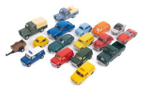 A collection of Spot-On diecast vehicles.