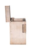 A vintage Dunhill 'Elite' silver plated petrol lighter,