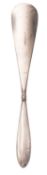An early 20th century silver handled shoehorn.