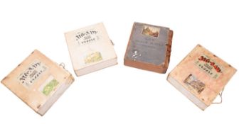 Four GWR Chad Valley wooden jigsaws, 'Brazenose College Oxford', ' Drake Goes West;,